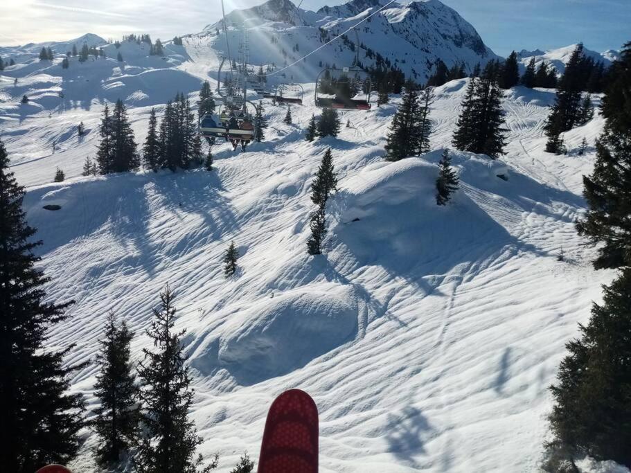L'Appartement Les Bossons En Lisiere De Foret Dans Le Chalet Genepi Arêches Buitenkant foto